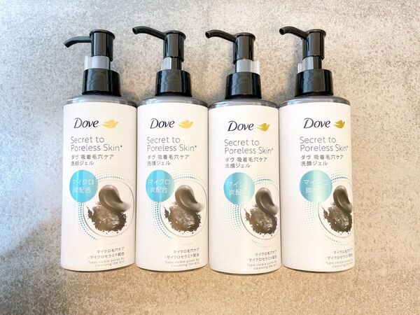 ※価格相談不可※ダヴ 吸着毛穴ケア 洗顔ジェル 本体 150ml×4