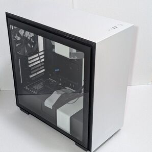 ★★送料込 訳アリ ATXミドルタワー PCケースNZXT H710 ホワイト ガラスサイドパネル 中古