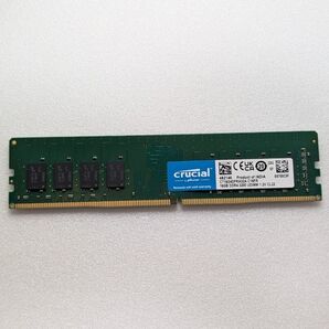 ★★送料込 チェック済 Crucial(Micron) DDR4-3200 16GB×1枚 デスクトップ用