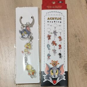 トムとジェリー つながるアクリルキーリング G