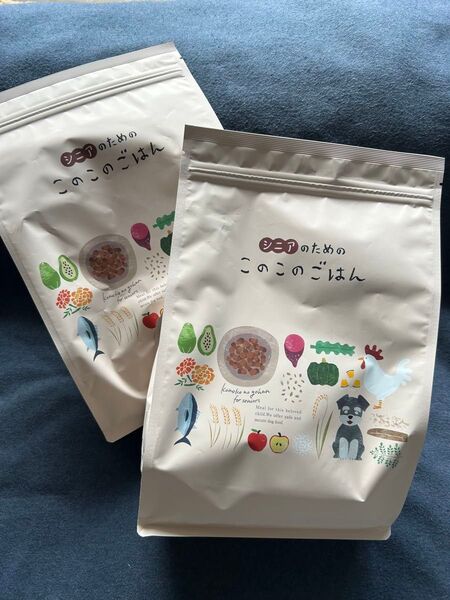 シニア犬用ごはんこのこのごはん2袋