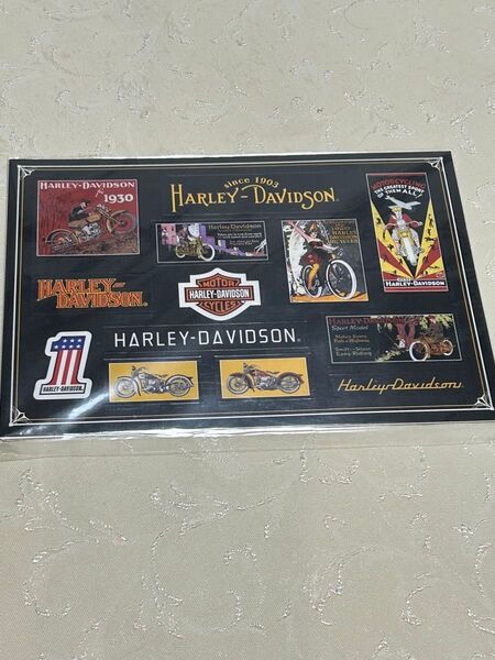 HARLEY-DAVIDSON ハーレーダビッドソン ビンテージ風 ステッカーシート 未使用