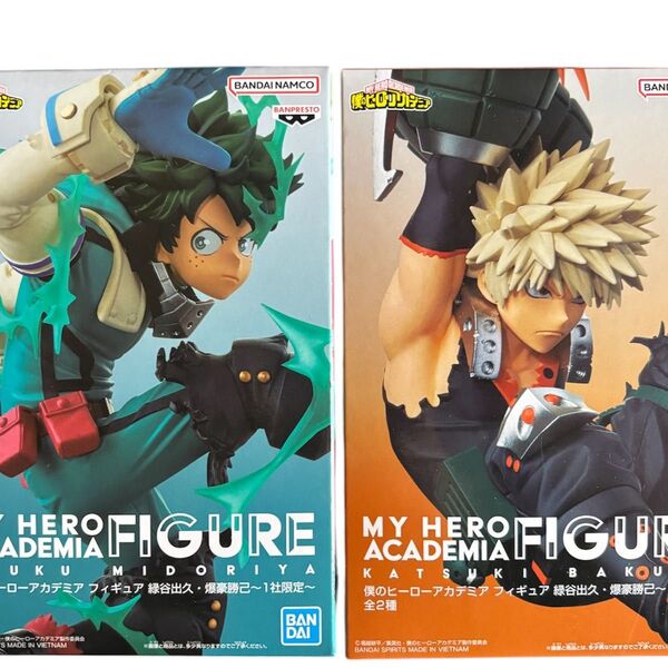 ヒロアカ フィギュア 緑谷出久 爆豪勝己 gigo限定 僕のヒーローアカデミア
