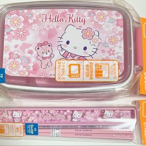 サンリオ ハローキティ ランチボックス 箸 キティちゃん 弁当箱 桜 ピンク