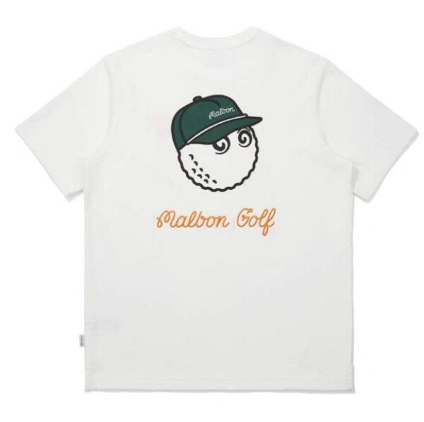 ★即発送&L★マルボンゴルフ Malbon 半袖 シャツ Tシャツ