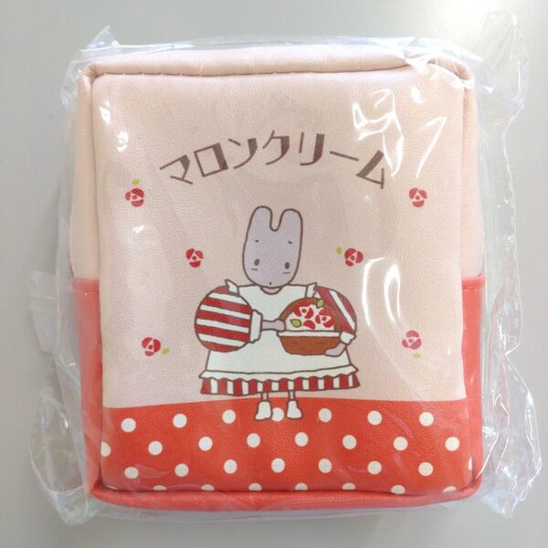 サンリオ マロンクリーム スクエアポーチ 化粧ポーチ 新品 タグ付き