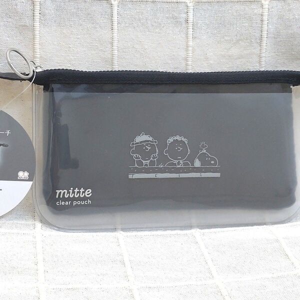 スヌーピー クリアペンポーチ フレンズ 新品 タグ付き