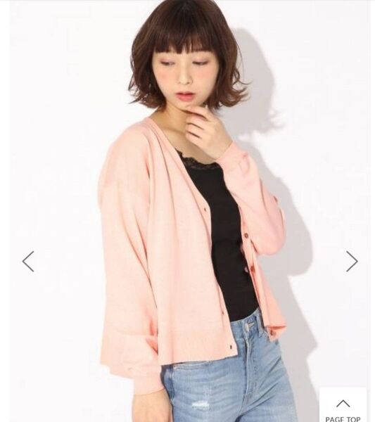 LOWRYS FARM カーディガン M ピンク 美品