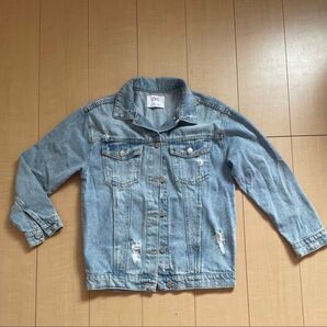ZARA デニムジャケット ジージャン 女の子 デニム s ザラ ダメージ