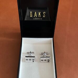 【未使用品】DAKS シルバー カフリンクス カフスボタン