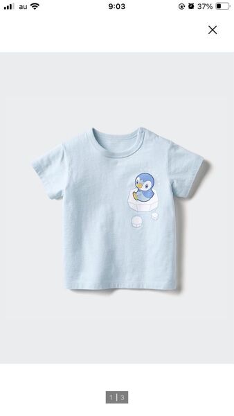 ポケモン Tシャツ キッズ 半袖 ユニクロ 90サイズ