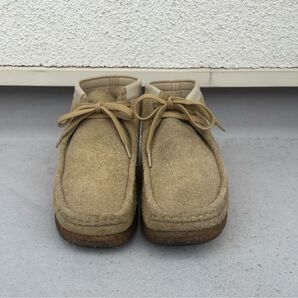 Clarks ワラビー ベージュ スエード