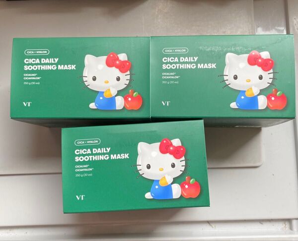 シカデイリースージングマスク 新品 VT 3個 3箱 シートマスク シカ パック