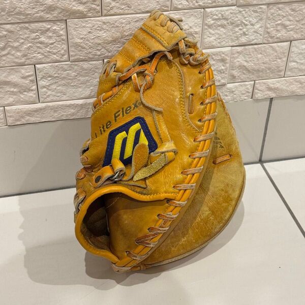 ミズノ MIZUNO Lite Flex 野球 軟式用 キャッチャーミット グローブ ビッグM 大人用 希少 球技 スポーツ