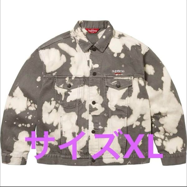 新品 Supreme Denim Trucker Jacket Bleachedシュプリーム デニム トラッカージャケット XL