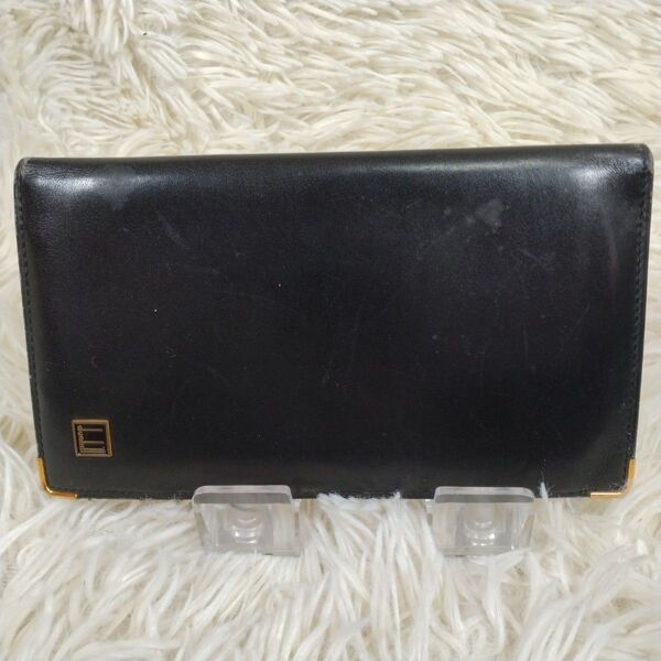 dunhill レザー 長財布 札入れ ブラック 0605