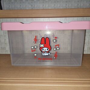 当時物 SANRIO 1998 レトロ マイメロディ クリアケース 収納 MyMelody 赤 小物入れ 日本限定 希少 マイメロ