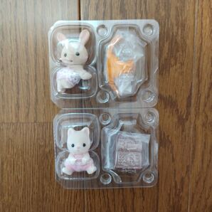 新品未使用2点セット シルバニアファミリー 赤ちゃん 人形 エポック社 くじ