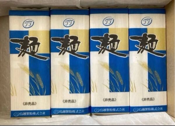 鳥越製粉 株主優待 (2025) そうめん 1200g(100g×3束×4袋)未使用品 新品
