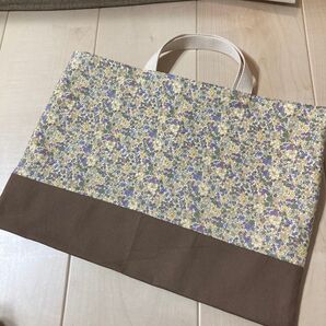 再販!ハンドメイド レッスンバッグ 女の子 小花柄