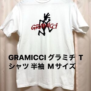 GRAMICCI グラミチ Tシャツ ホワイト 半袖 M プリント ロゴ