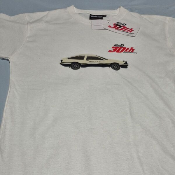 頭文字D 30周年記念Tシャツ Mサイズ ホワイト AE86 藤原とうふ店