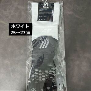 TABIO タビオ フットボール 5本指ソックス M 25〜27センチ ホワイト