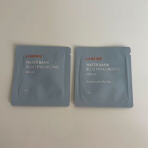 ラネージュ ウォーターバンク ブルーヒアルロン酸 セラム&クリームサンプルセット