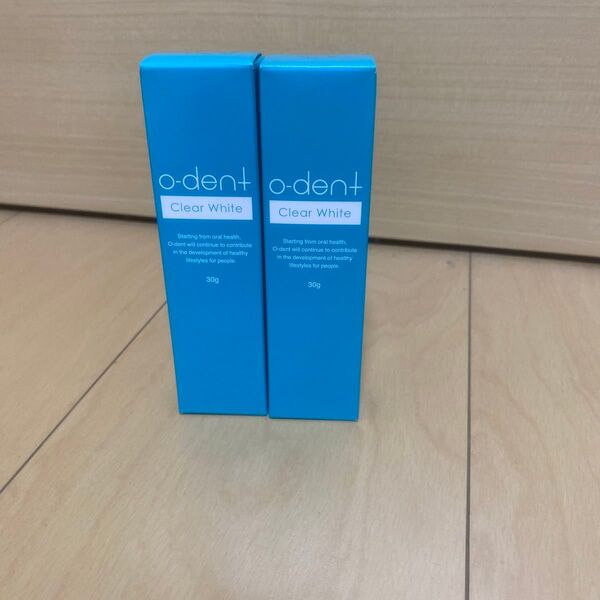 o-dent+ Clear White 歯磨き用ジェル 30g 2本セット