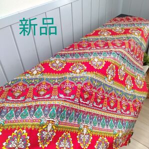 エスニック柄 テーブルクロス マルチカバー 新品