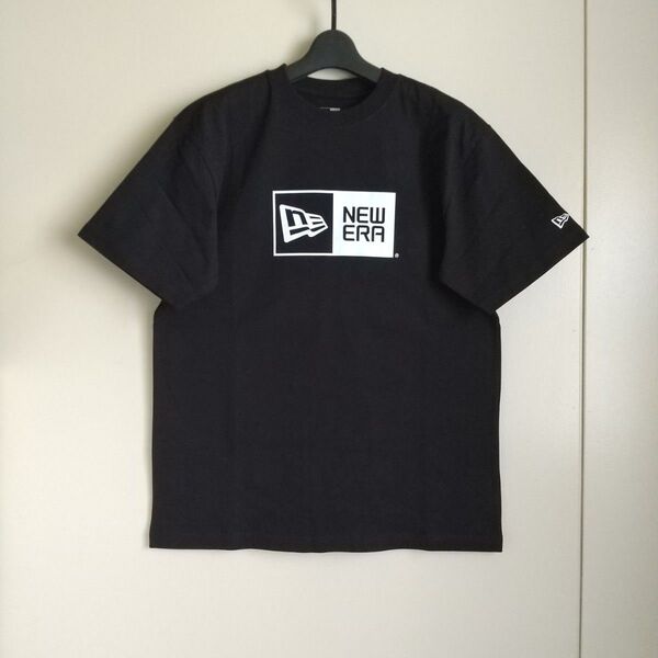 ニューエラ 半袖 コットン Tシャツ ボックスロゴ 14521387 ブラック XLサイズ 新品