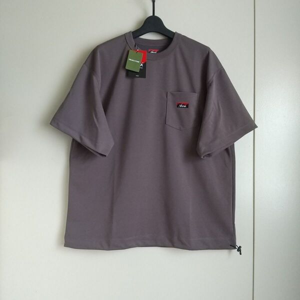 ナンガ フリークスストア別注 スピンドル ポケットTシャツ チャコールグレー Lサイズ 新品