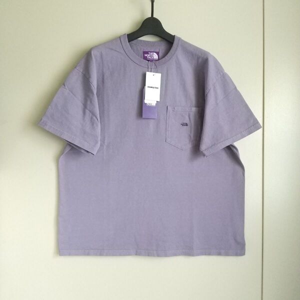ザ ノースフェイス パープルレーベル モンキータイム別注 7oz Pocket Tee N25SI120 パープル L 新品