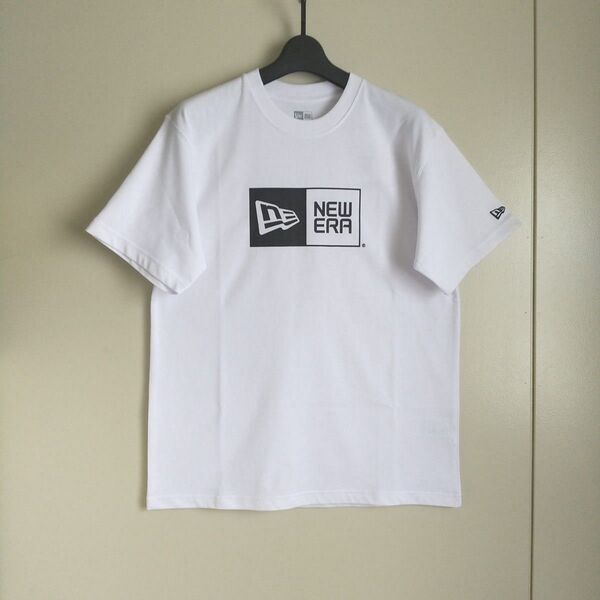 ニューエラ 半袖 コットン Tシャツ ボックスロゴ 14521386 ホワイト XLサイズ 新品
