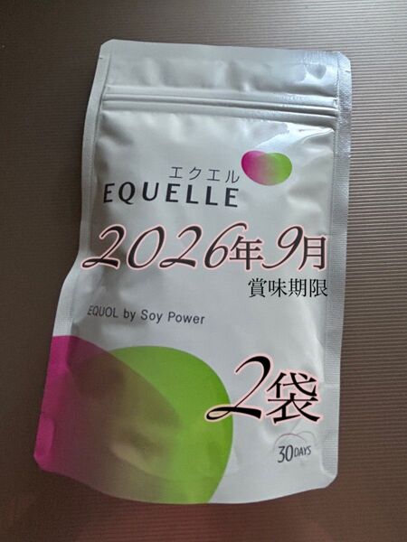 2袋 エクエル EQUELLE パウチ 大塚製薬 エクオール 大豆イソフラボン 120粒 120 30日 30DAYS 30