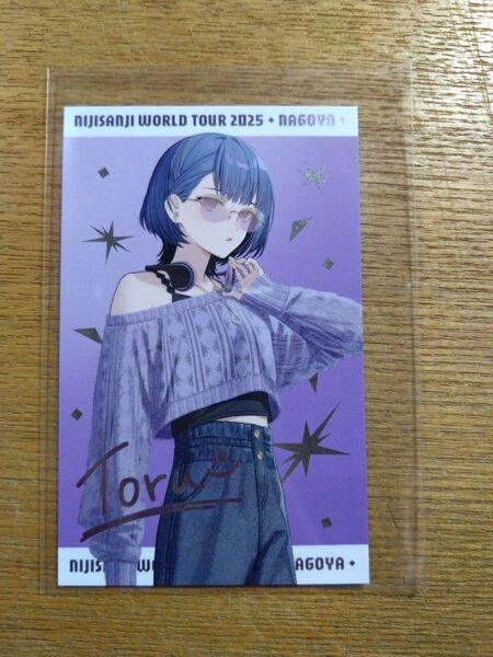 にじさんじ 先斗寧 小清水透 葉加瀬冬雪 緑仙 WORLD TOUR 2025 名古屋公演 チェキ風カード