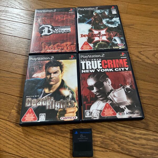 PS2 ソフト4本セット まとめ売り 動作確認済み