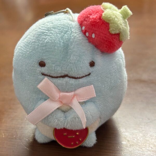 すみっコぐらし いちごフェア ぬいぐるみ とかげ キーホルダー