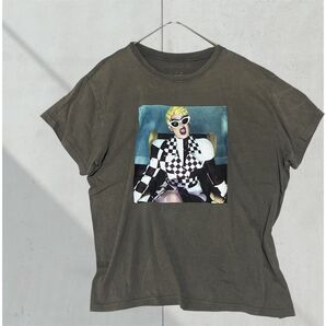 グラフィックTシャツ カーキ 【XL】海外古着 CARDI B