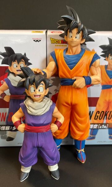 ドラゴンボールZ 造形駅伝 孫悟空 & 孫悟飯 : 少年 開封済
