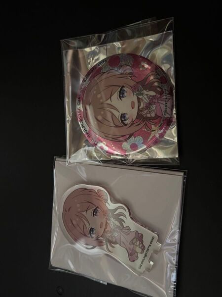 姫崎莉波 アクリルスタンド 缶バッジ セット The 1st Period アニメイトカフェ アニカフェ 学園アイドルマスター