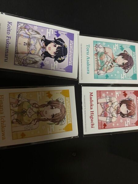 4種セット C賞 ミニブロマイド4枚セット 浅倉透 樋口円香 市川雛菜 福丸小糸 くじ引き堂 アイドルマスターシャイニーカラーズ