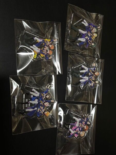 アイドルマスターSideM CD 特典 ミニアクリルスタンド 初回限定盤特典 彩 神速一魂 W もふもふえん F-LAGS 5点