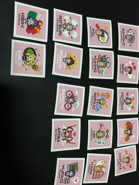 17種 コンプ アキバ トリム アイドルマスターミリオンライブ ステッカー アトレ秋葉原 PRINCESS STARS