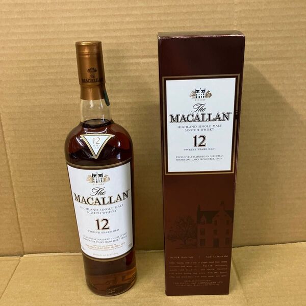 マッカラン12年 700ml 40度 箱付 旧ラベル