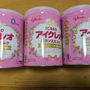 ICREO アイクレオ バランスミルク 800g×3缶