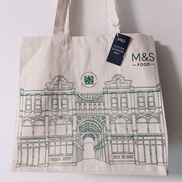 新品未使用 マークス&スペンサー M&S エコバッグ コットンショッピングバッグ
