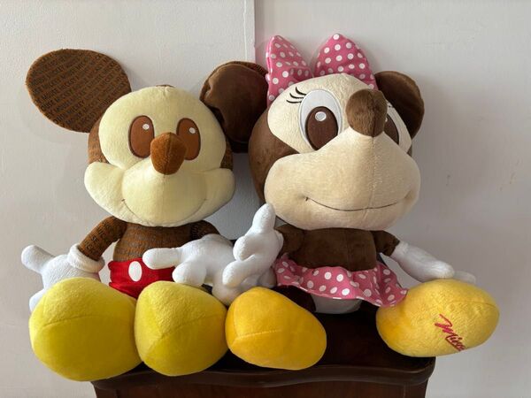 特大 ミッキーマウス ベイビーミニーマウス ぬいぐるみ 2体セット ディズニー
