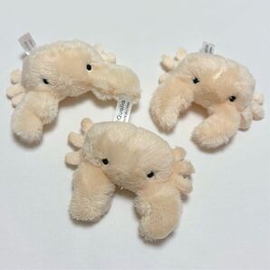 【値下げ不可】ふわふわぬいぐるみ 〜海のいきもの〜 ガチャ カニ(3点セット)