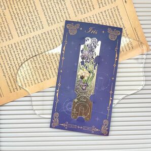 未使用 メタルブックマーク しおり 読書 フラワー